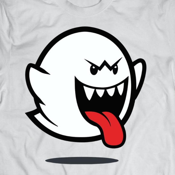 Mario Bros. White Ghost Gamer Tee - Picture 2 of 2